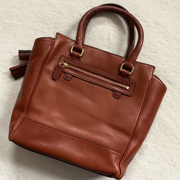 Coach Medium Leather Crossbody Tote - Picture 2 of 11